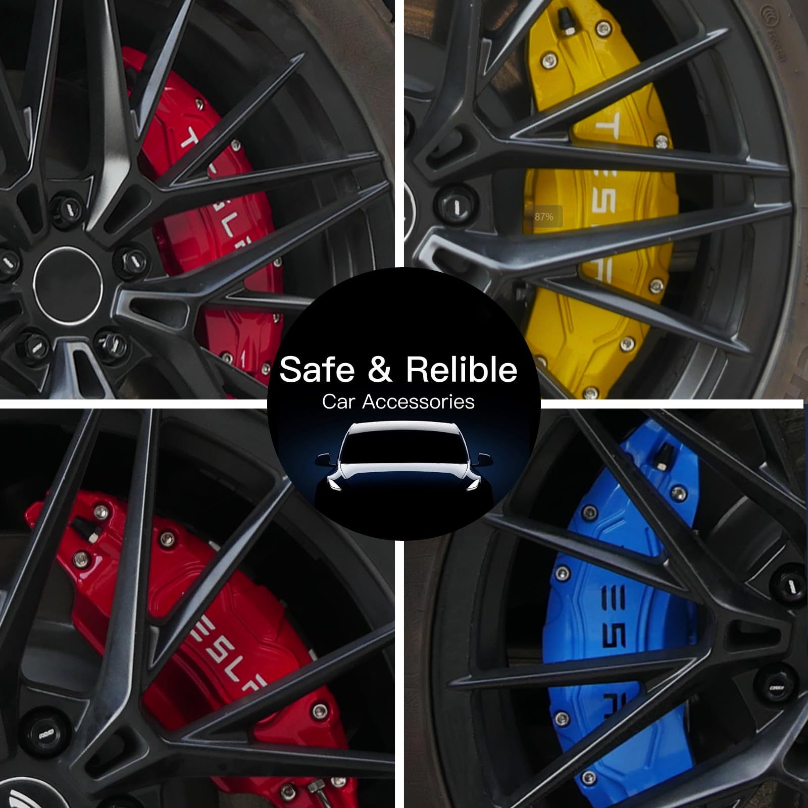 Amazon.com: Qingchijun For Tesla Model Y Juniper Accessories Red